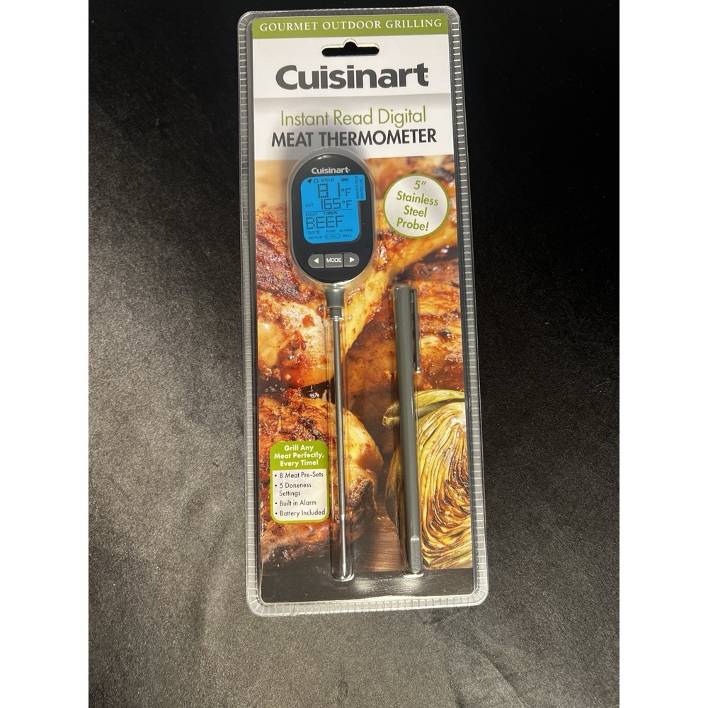 Cuisinart Instant Read Digital Meat Thermometer CGWM-070 5" Probe NEW